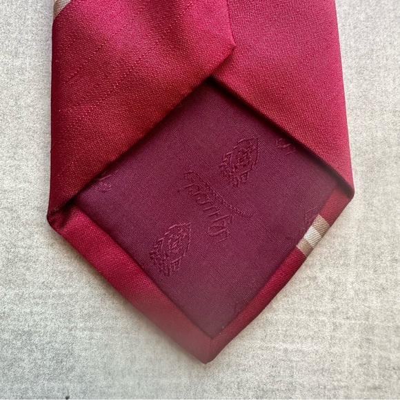 Gucci Vintage Raw Silk Tie (Imperfect) - Picture 4 of 5